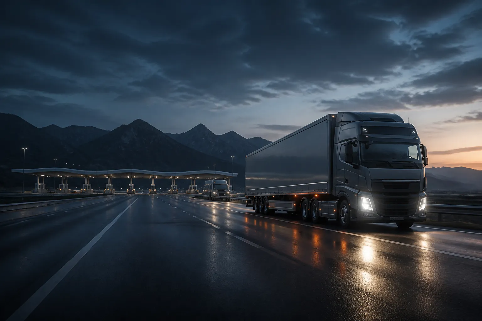 Tow truck providing long-distance transit transportation